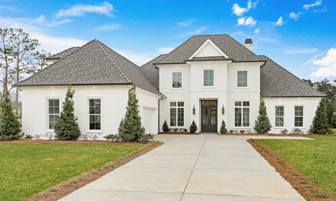 Beautiful white French country home